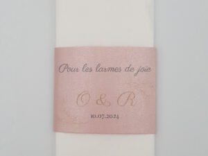 Pochette « larmes de joie » Feuillage scintillant