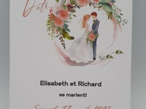 Save the date  Champêtre chic