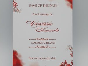 Save the date Éclat d’amour