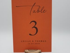 Nom de table – Authentique