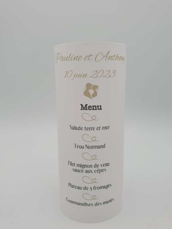 Menu photophore - Douceur satinée – Image 3