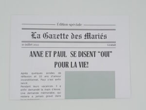 Gazette des mariés