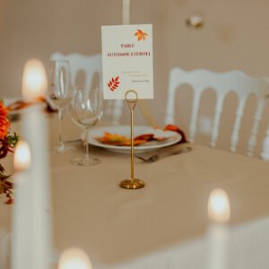 Numéro / Nom de table – Collection Les Noces Flamboyantes