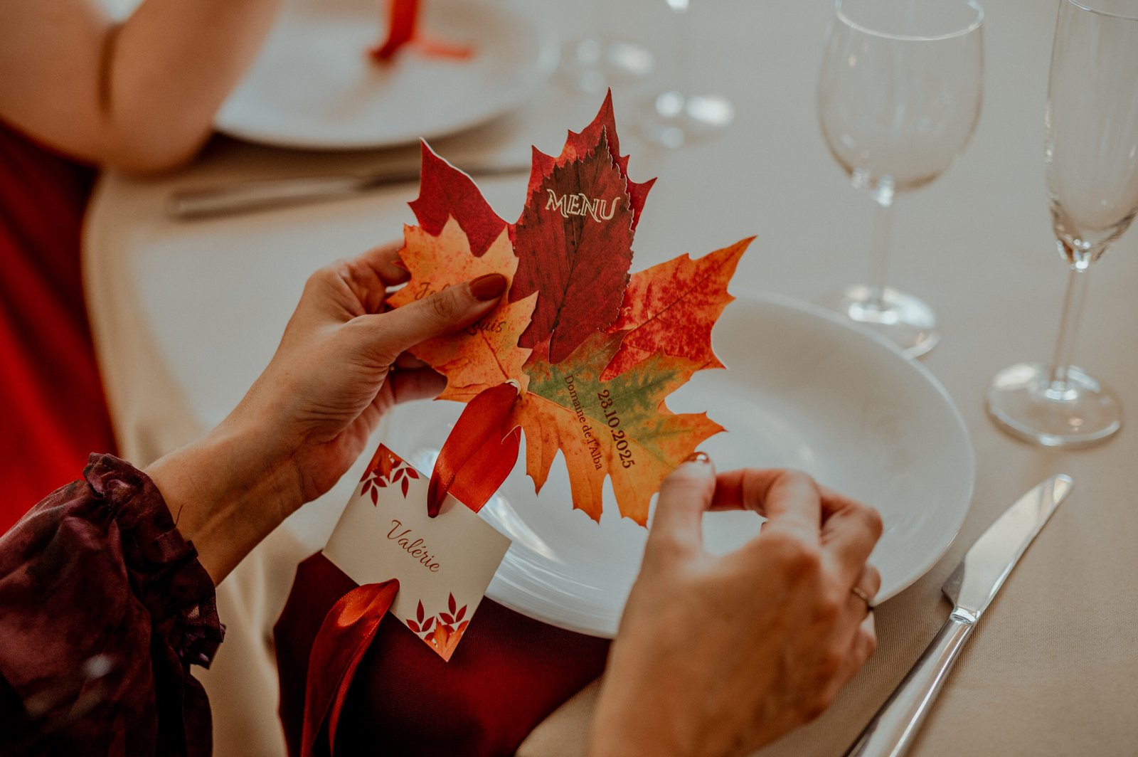 menu feuille automne