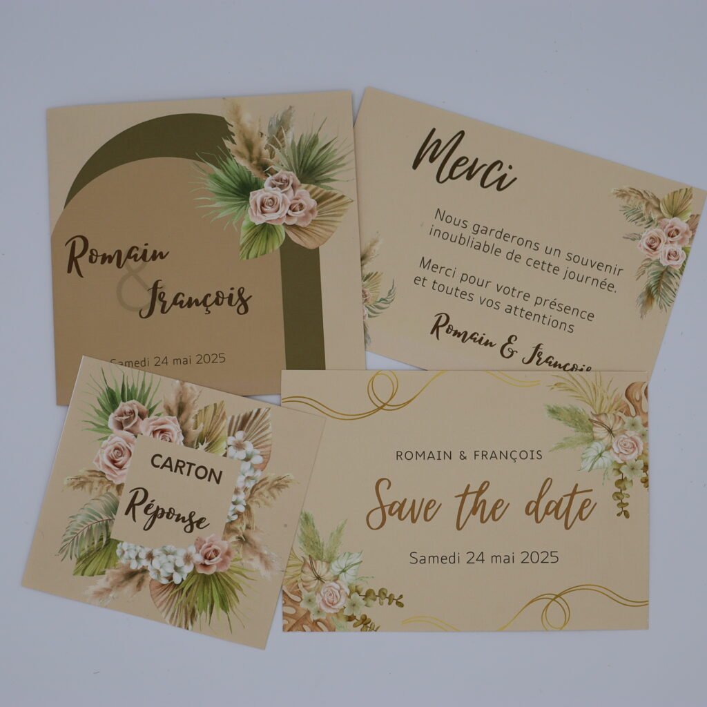 papeterie mariage champêtre