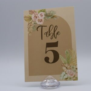 Numéro / Nom de table – Collection Élégance Naturelle