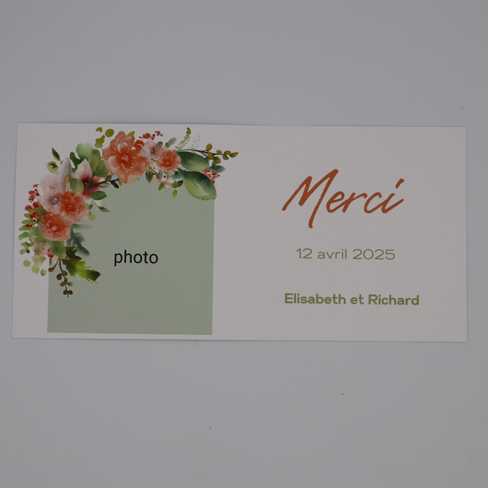 remerciements mariage champêtre chic