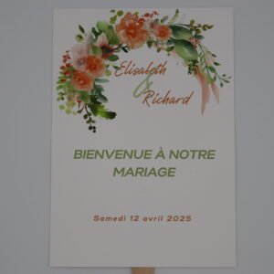 Éventail de mariage – Collection Champêtre chic