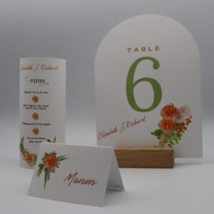 Numéro / Nom de table – Collection Champêtre chic