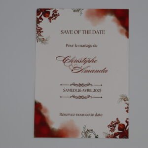 Save the date mariage – Collection Éclat d’amour