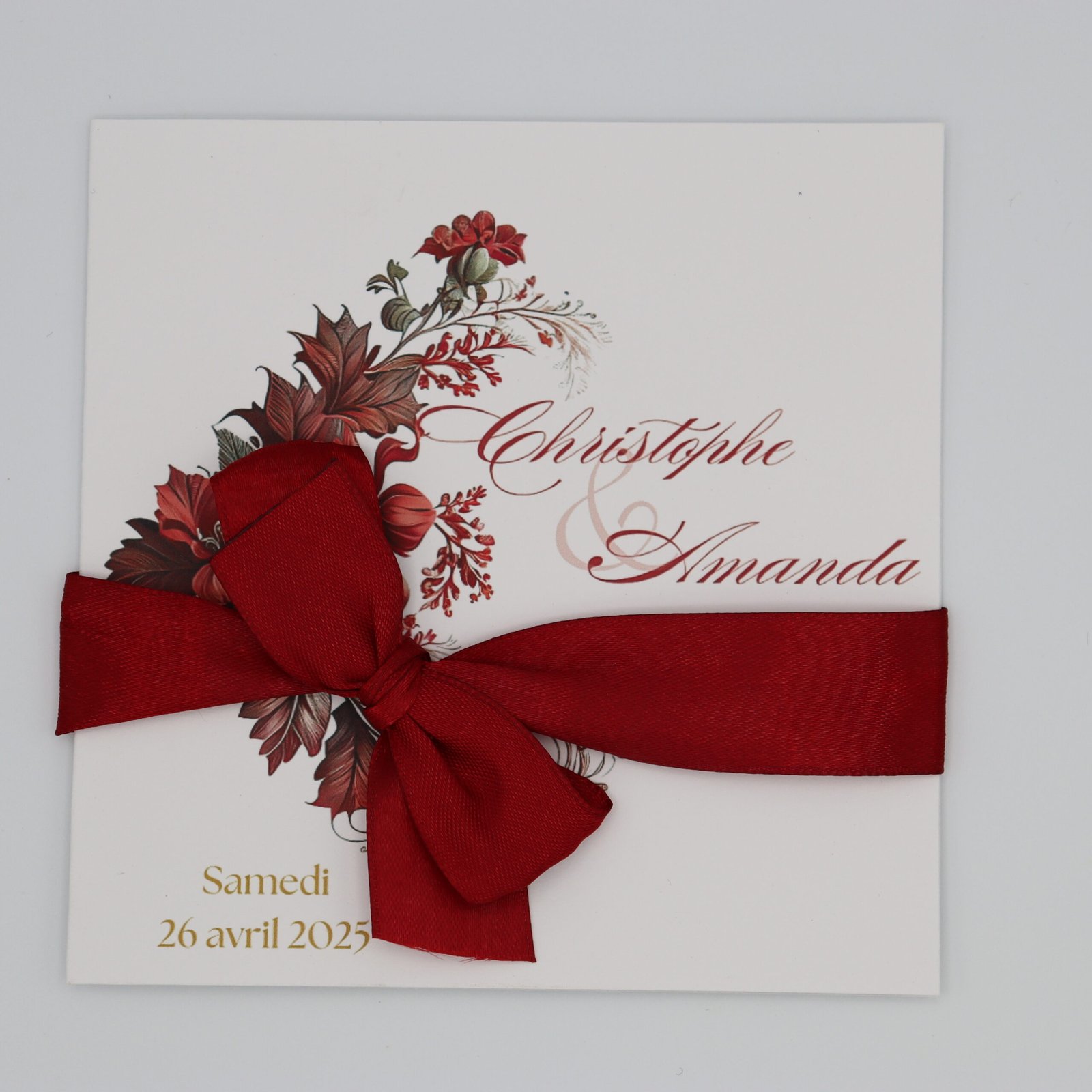 faire-part mariage romantique