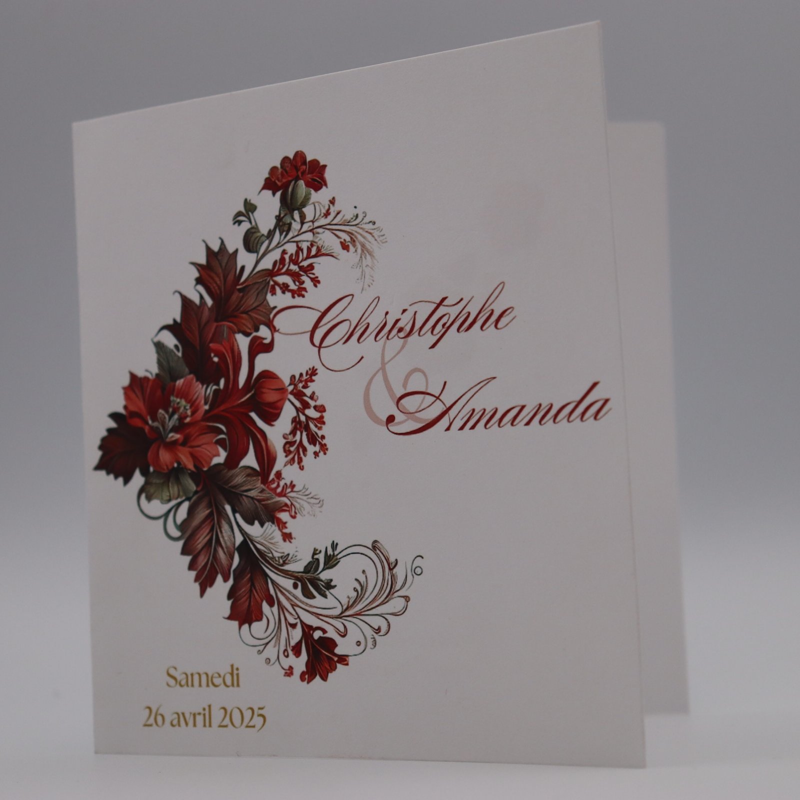 faire-part mariage romantique