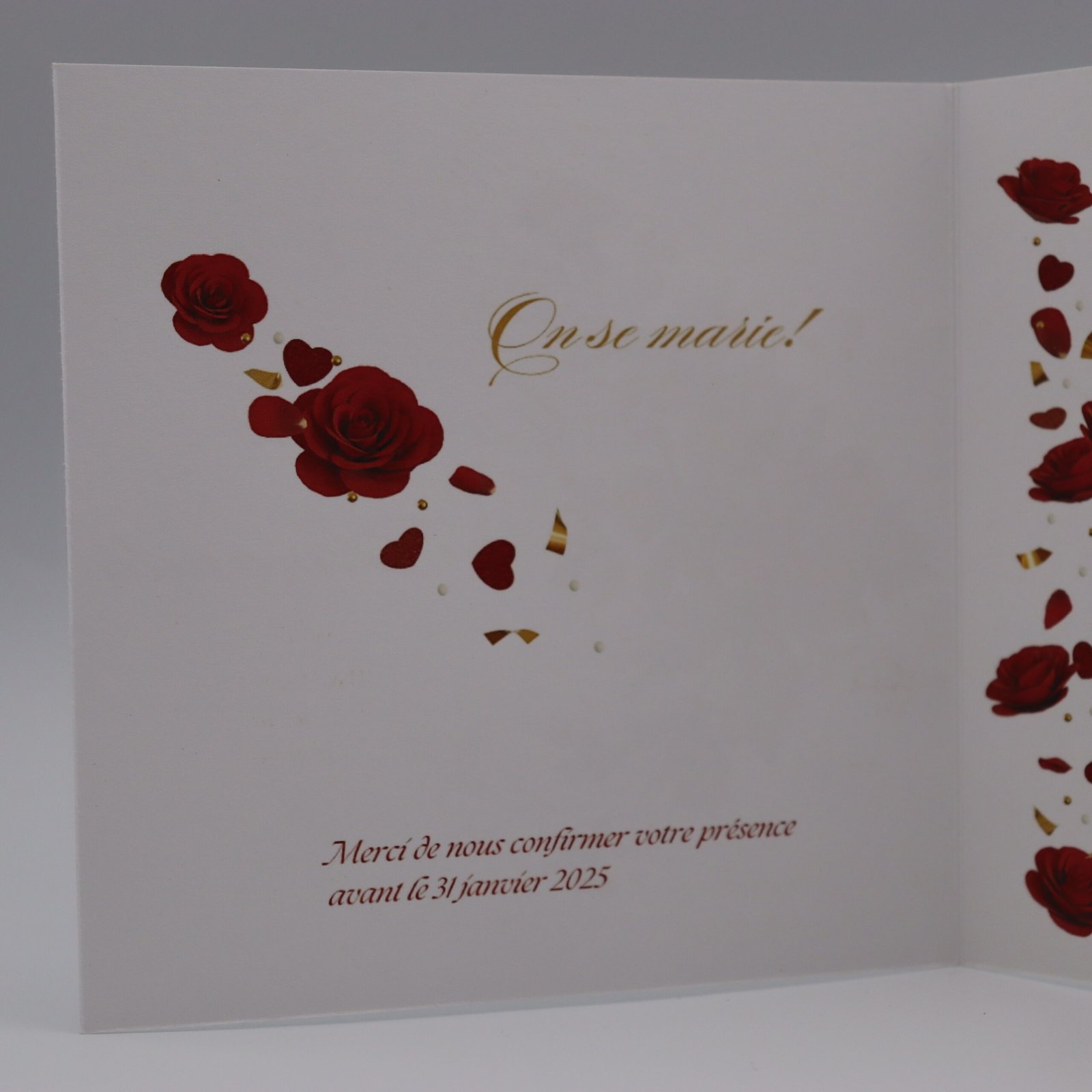 faire-part mariage romantique