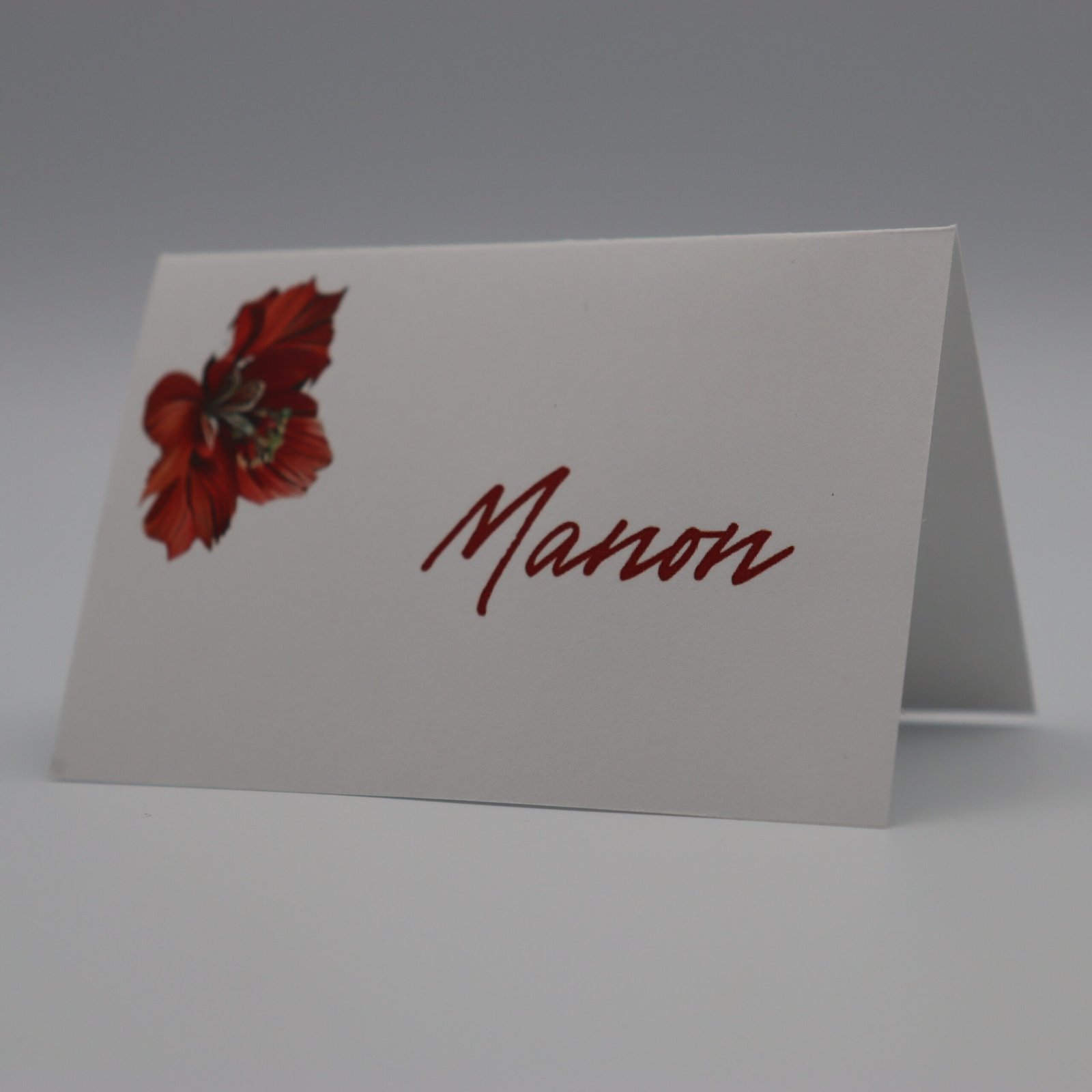 marque place mariage romantique