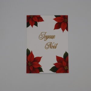 Carte de Noël – Collection Éclat de Poinsettia