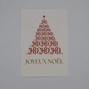 Carte de Noël – Collection Sapin HOHOHO