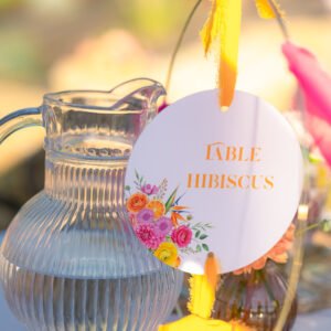 Numéro / Nom de table – Collection Summer love