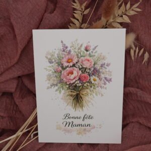 Carte fête des mères – Brassée d&rsquo;Amour