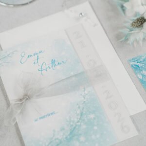 Faire part mariage – Collection Givre d&rsquo;Amour