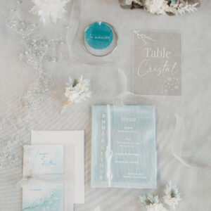 Nom de table – Collection Givre d&rsquo;amour