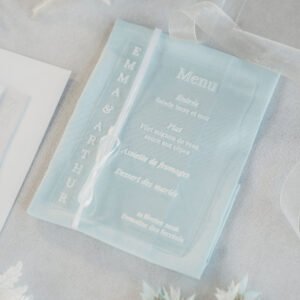 Menu – Collection Givre d&rsquo;amour