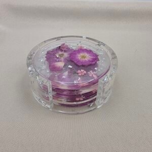 Sous-verre – Jardin violet