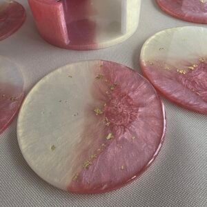 Sous-verre – Tendresse rosée