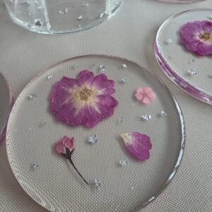 Sous-verre – Jardin violet