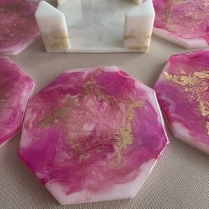 Sous-verre – Quartz rose