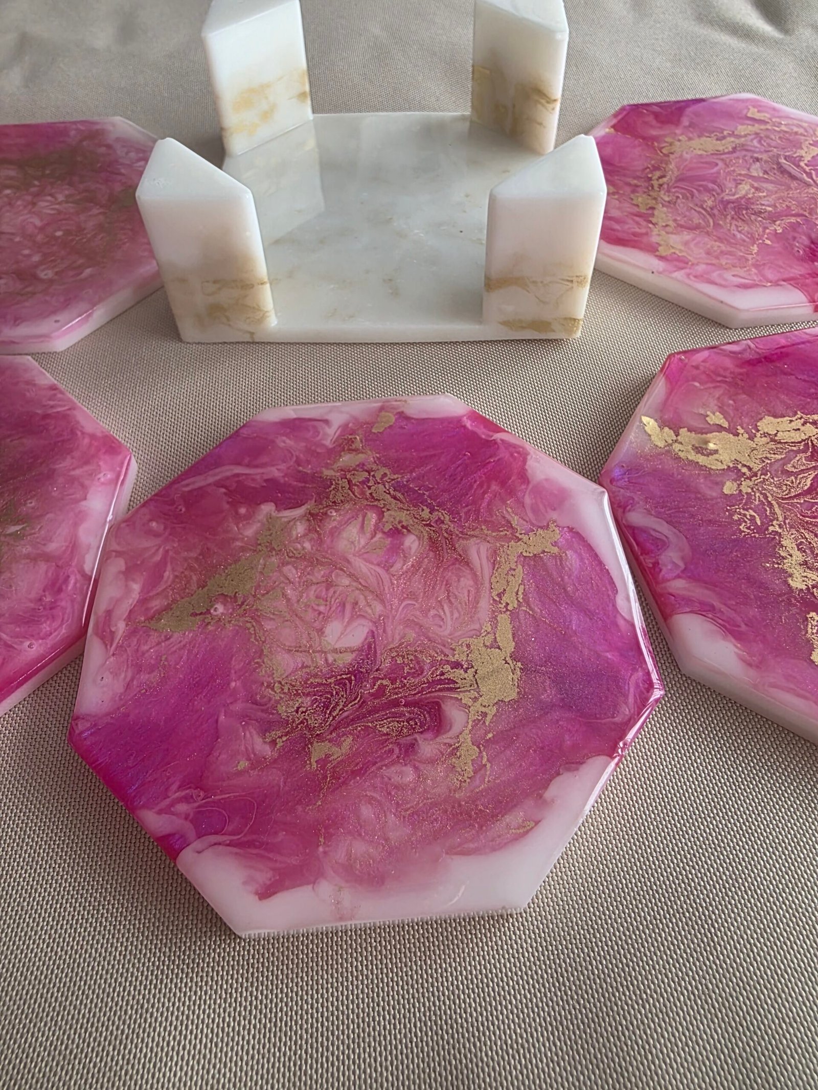 sous verres résine époxy