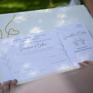 Certificat symbolique – Collection Epure