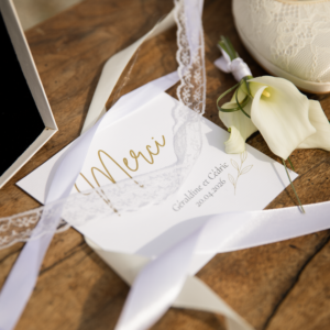 Carte de remerciements – Collection Epure