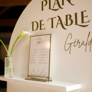 Plan de table – Collection Epure