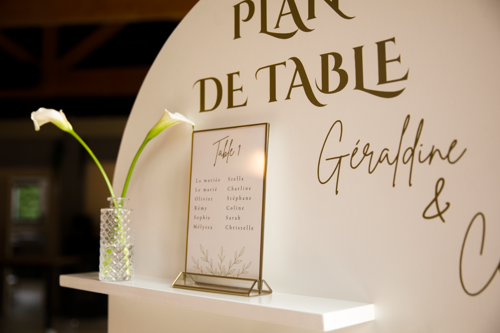 plan de table mariage