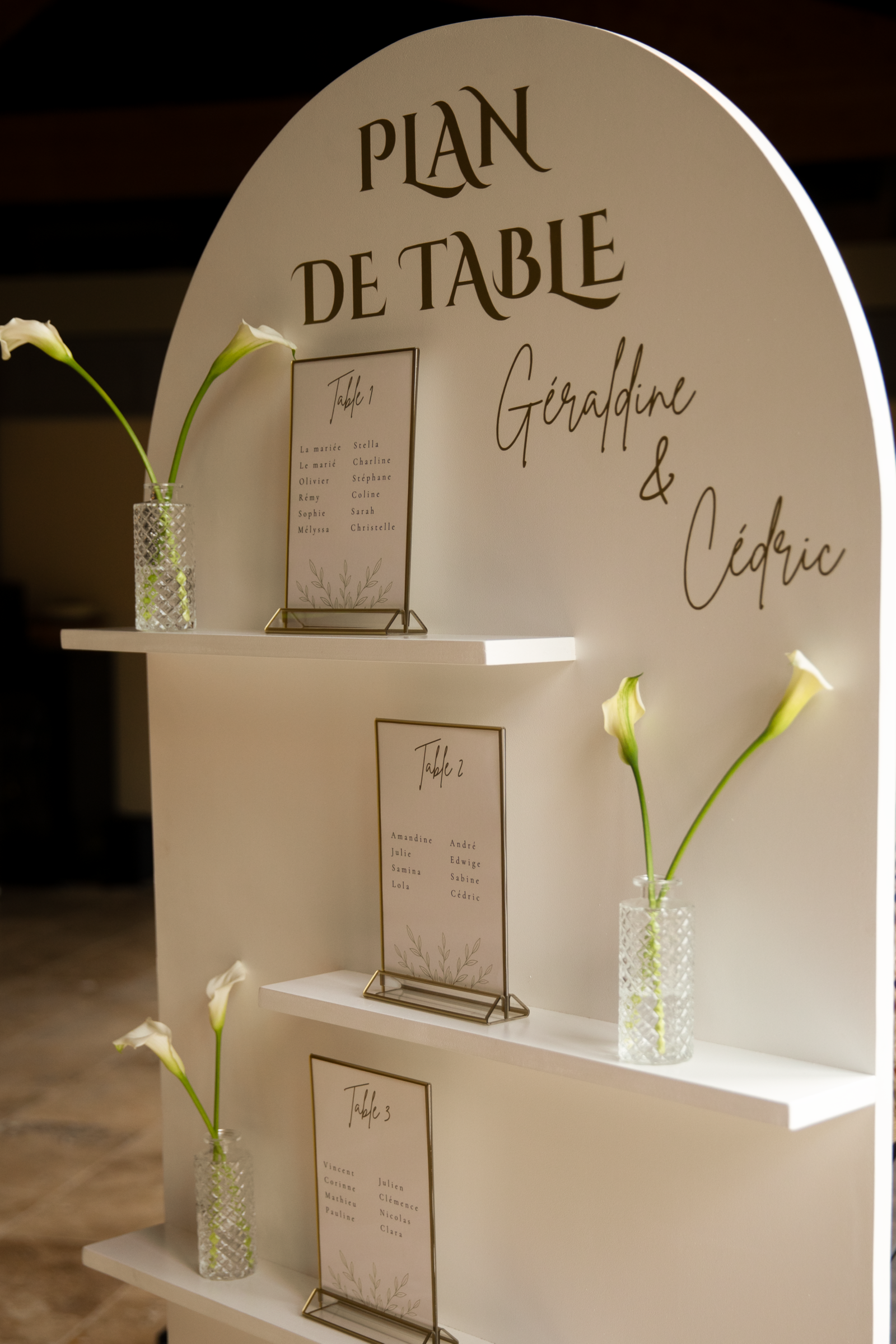 plan de table mariage